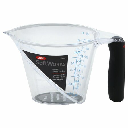 OXO SOFT WORKS Oxo Softworks 2 Cup Angled Measuring Cup Plastic 117498